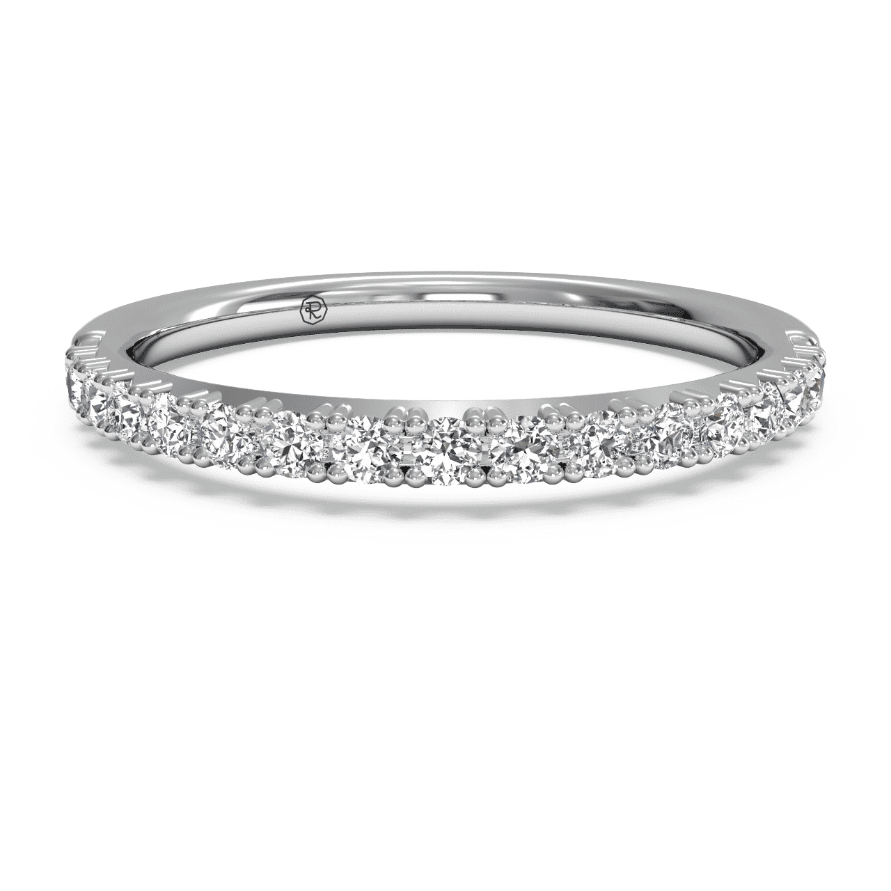 18kt White Gold/0.26 CTW/top