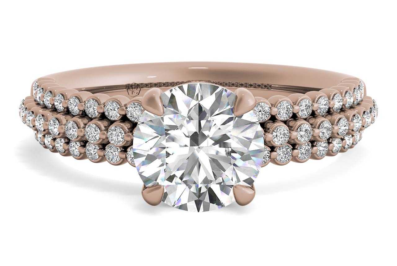 18kt Rose Gold/round/top sku 1RZ1505