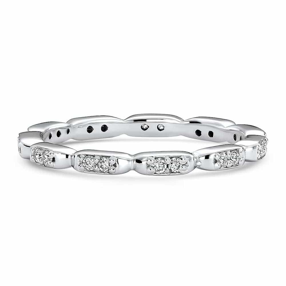 14kt White Gold/top