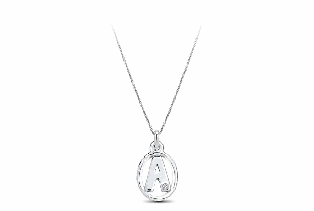 14kt White Gold/A/top