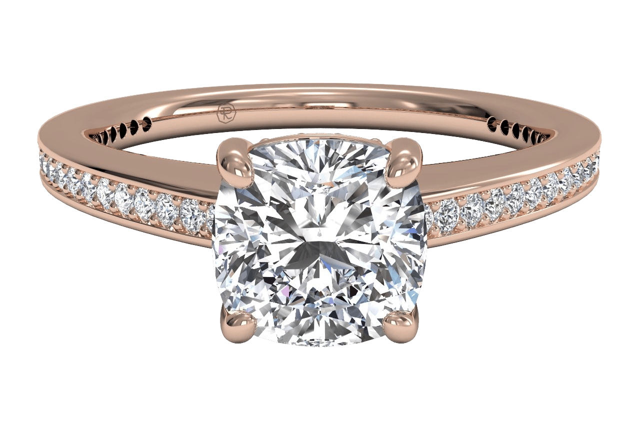 18kt Rose Gold/cushion/top sku 1CUZ1966