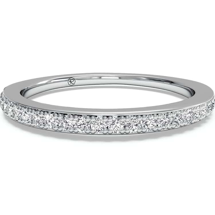 Women's Micropavé Diamond Wedding Ring