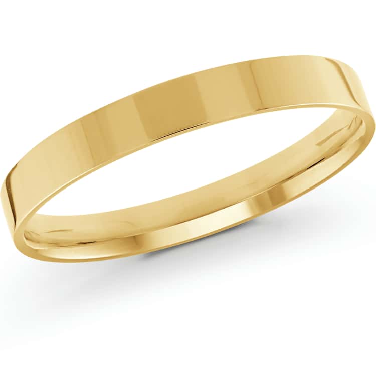 Men's Classic Square Edged Wedding Ring