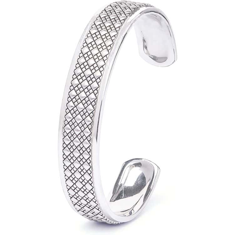 Men's Sterling Silver Lobos Cuff Bracelet