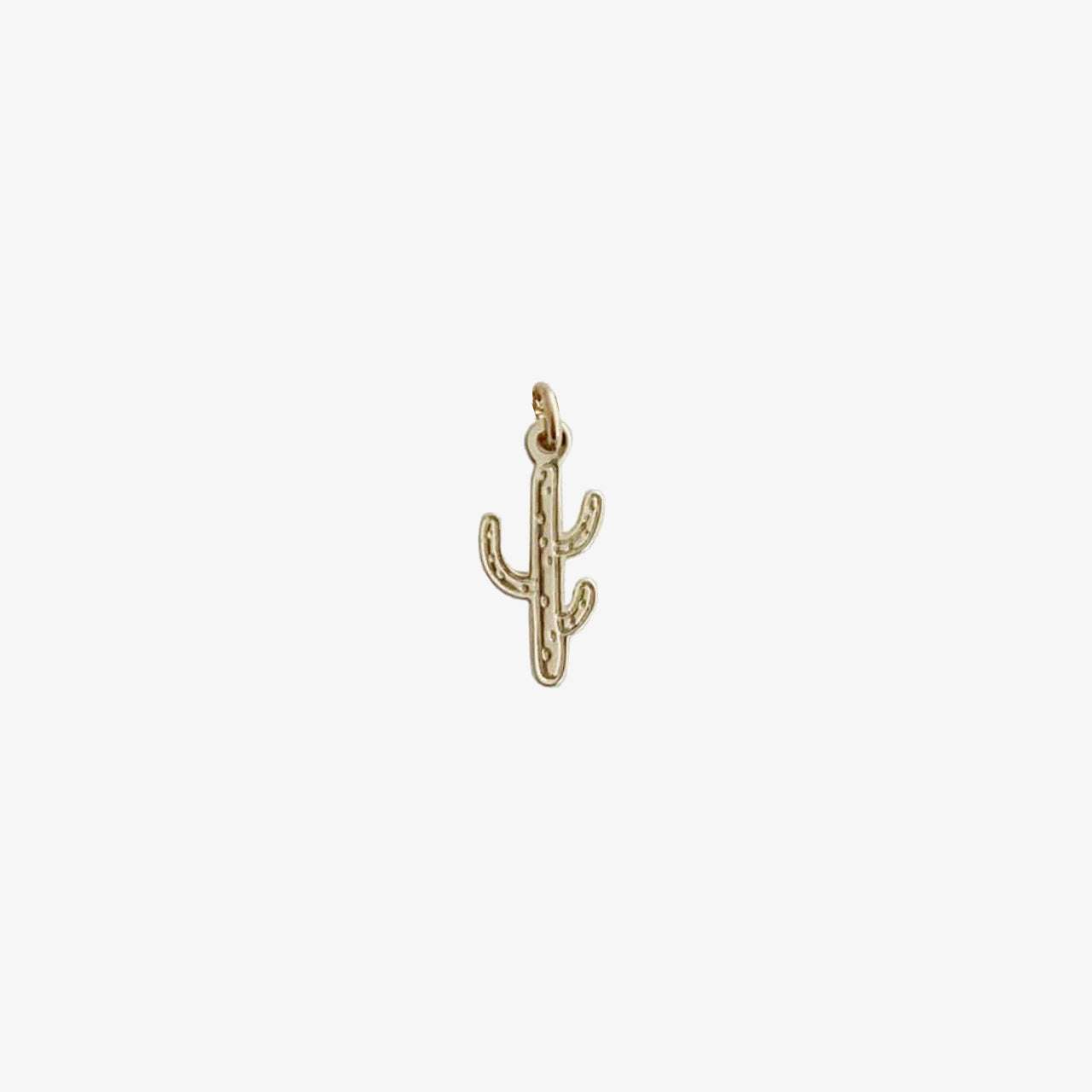 18kt Gold Plated Mini Cactus Charm