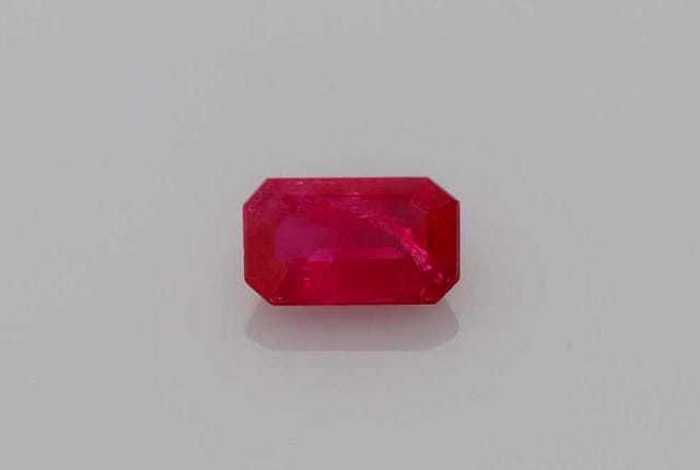 3x5mm Emerald Ruby Red Color VVS Clarity Ideal Cut
