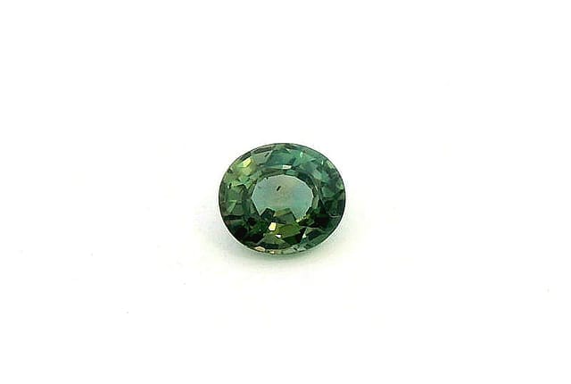 6x7mm Oval Sapphire Teal Color EC Clarity Faceted Cut