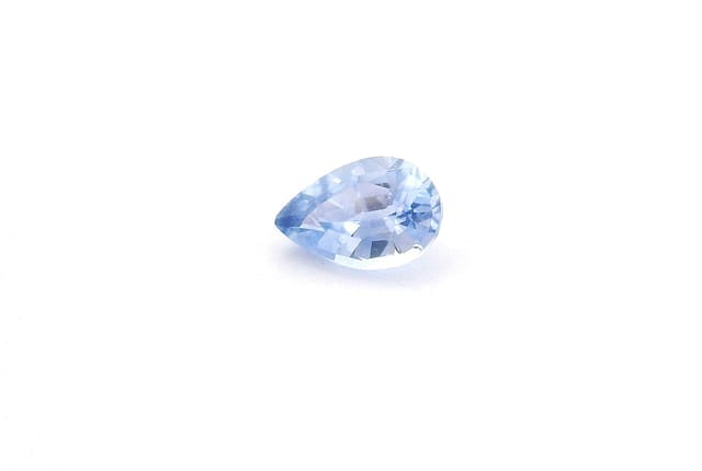 4x6mm Pear Sapphire Blue Color EC Clarity Faceted Cut