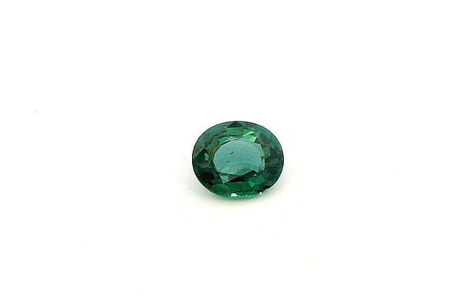 5x6mm Oval Sapphire Teal Color EC Clarity Faceted Cut