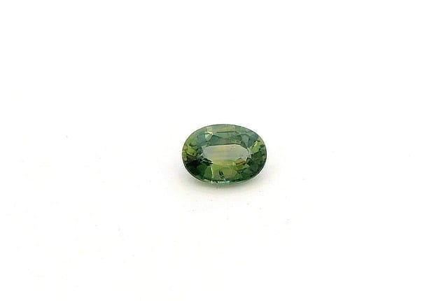 5x7mm Oval Sapphire Teal Color EC Clarity Faceted Cut