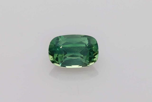 5x7mm Cushion Sapphire Teal Color EC Clarity Faceted Cut