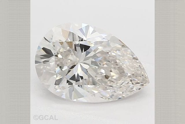 1.50 Carat Pear Lab Diamond