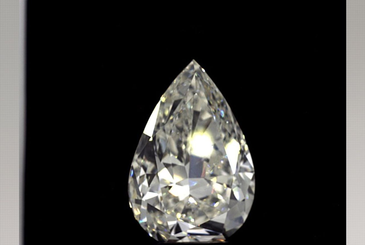 4.71 Carat Pear Diamond