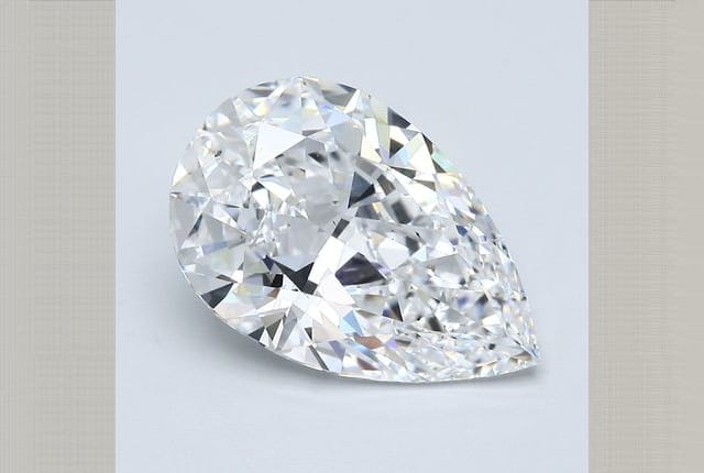 5.09 Carat Pear Diamond
