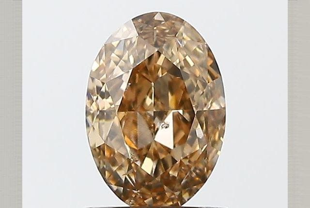1.00 Carat Oval Brown Diamond