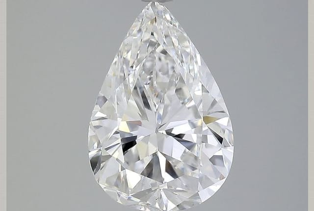 5.03 Carat Pear Diamond