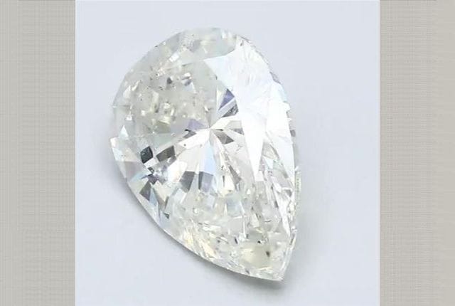 2.52 Carat Pear Diamond