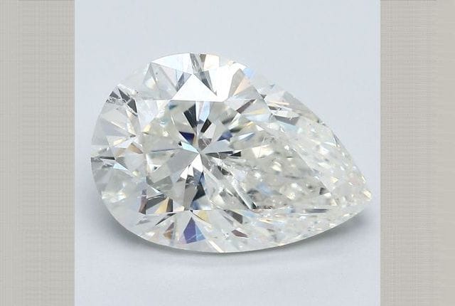 4.53 Carat Pear Diamond