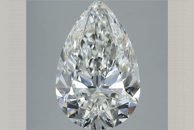 4.50 Carat Pear Diamond