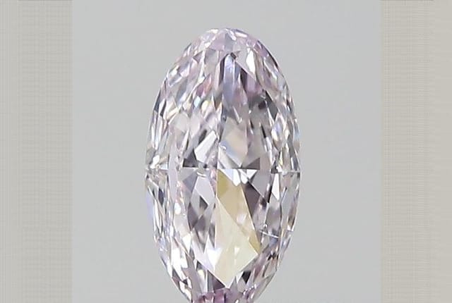 0.18 Carat Oval Pink Diamond