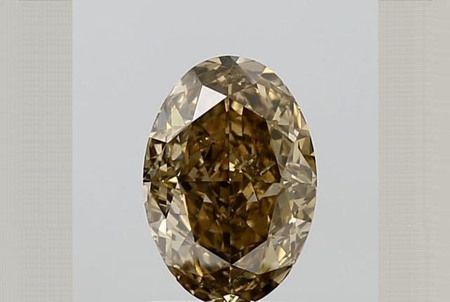 1.51 Carat Oval Yellow Diamond