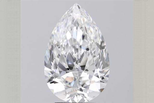 4.02 Carat Pear Diamond