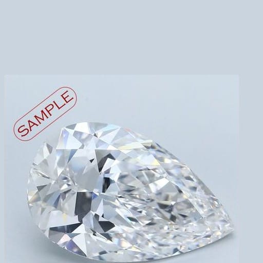 3.50 Carat Pear Diamond