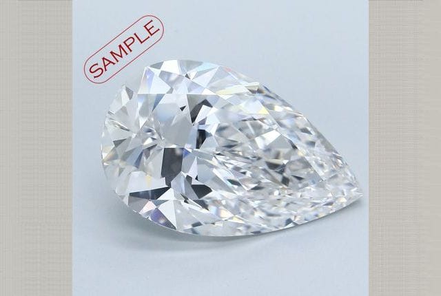 3.50 Carat Pear Diamond