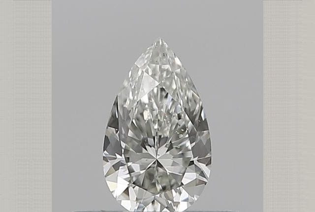 0.30 Carat Pear Yellow Diamond
