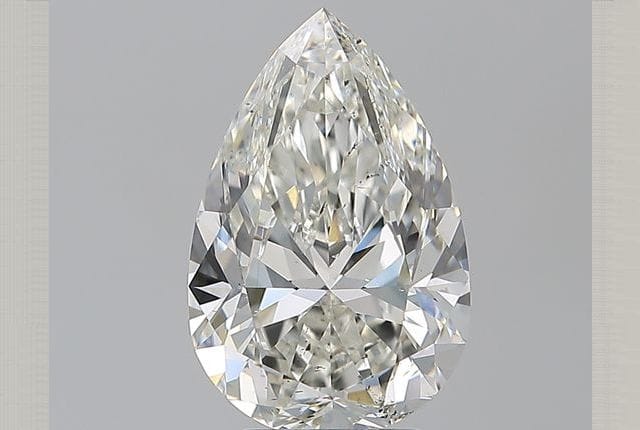 3.71 Carat Pear Diamond