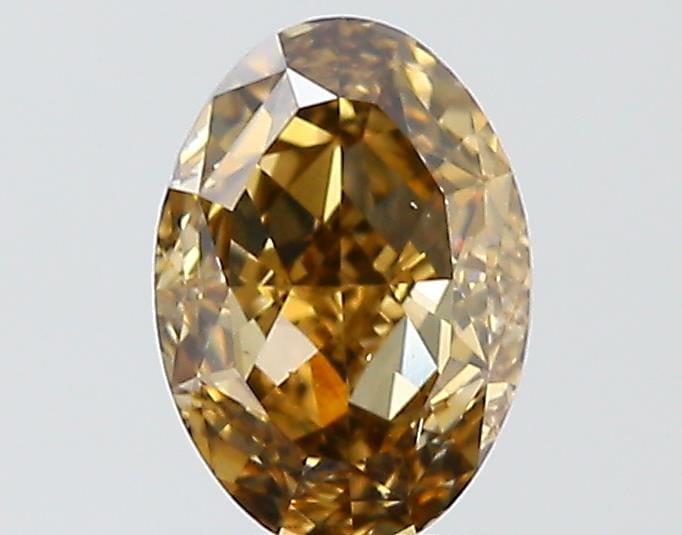 1.53 Carat Oval Brown Diamond