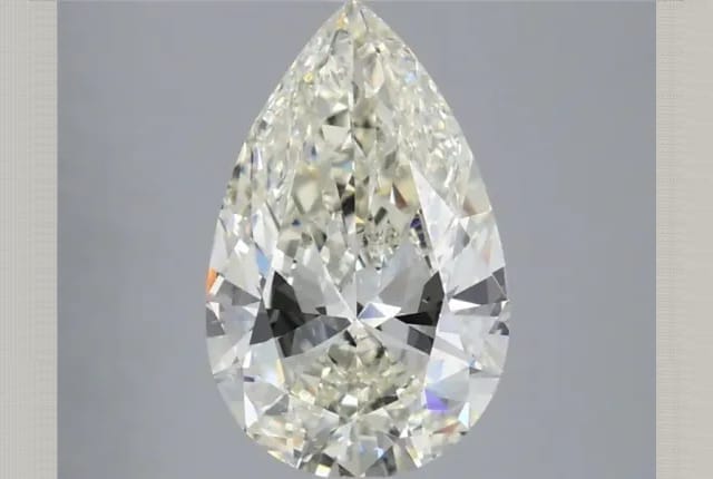 3.02 Carat Pear Diamond