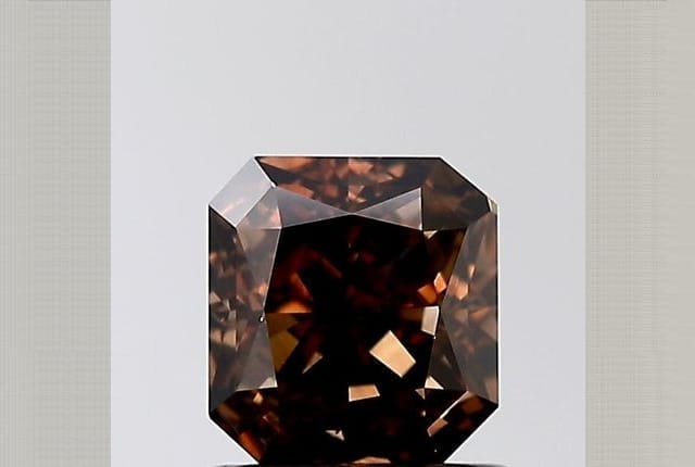 1.01 Carat Radiant Brown Diamond