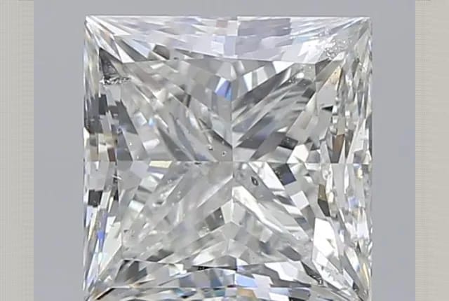 3.82 Carat Princess Diamond