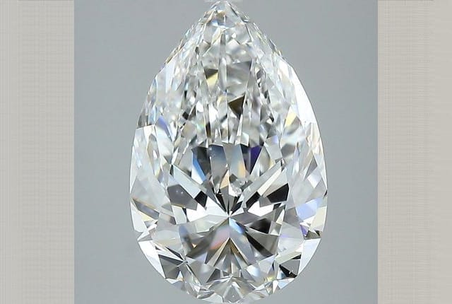 4.01 Carat Pear Diamond