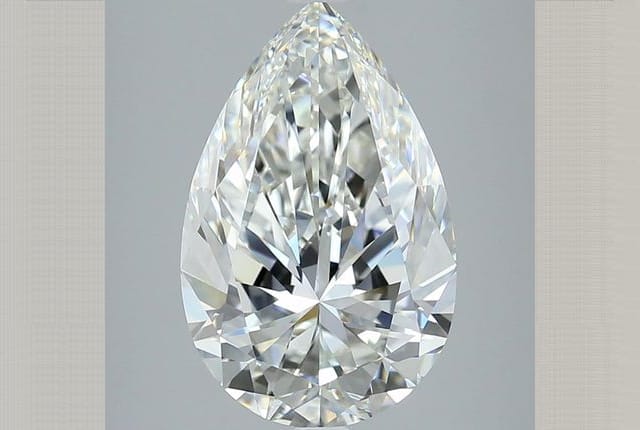 5.02 Carat Pear Diamond