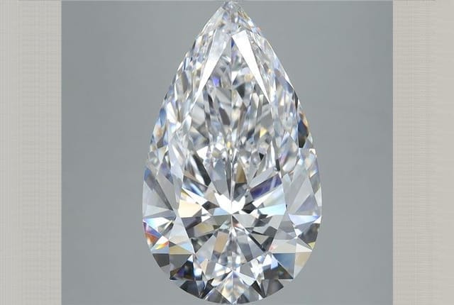 5.01 Carat Pear Diamond