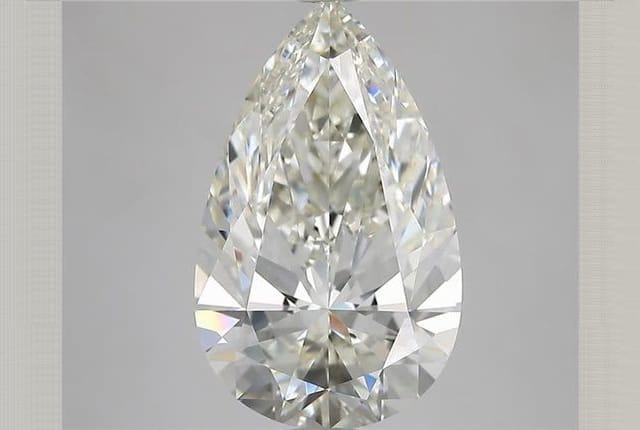 4.03 Carat Pear Diamond