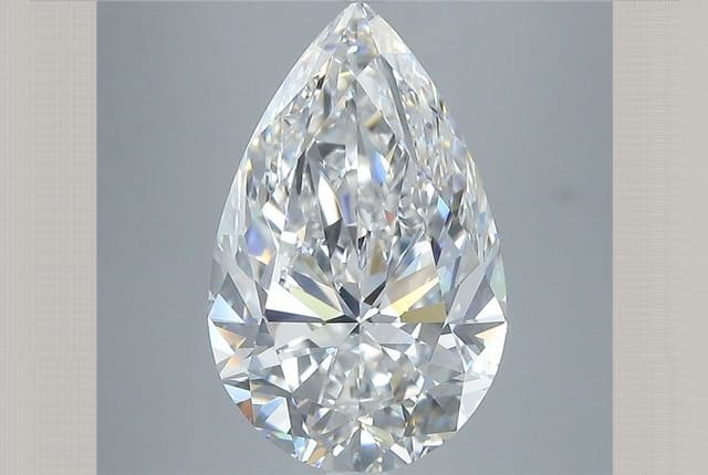 5.01 Carat Pear Diamond