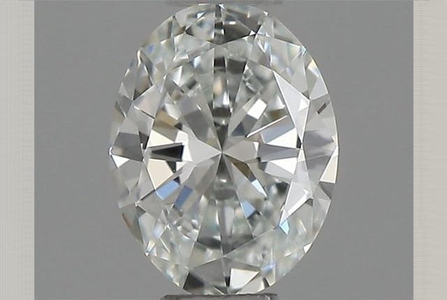 0.24 Carat Oval Green Diamond