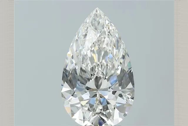 4.03 Carat Pear Diamond