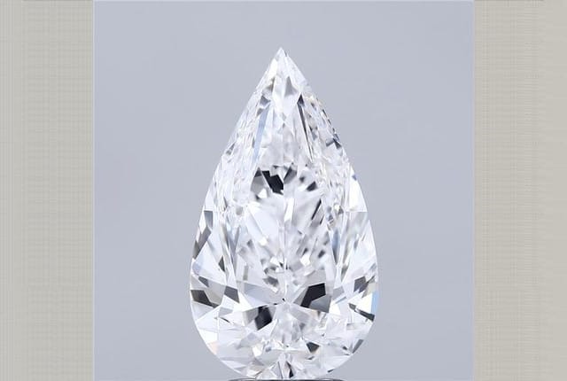4.01 Carat Pear Diamond