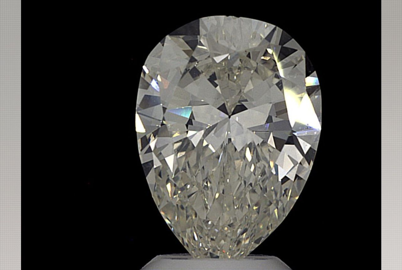 3.14 Carat Pear Diamond