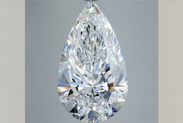 5.01 Carat Pear Diamond