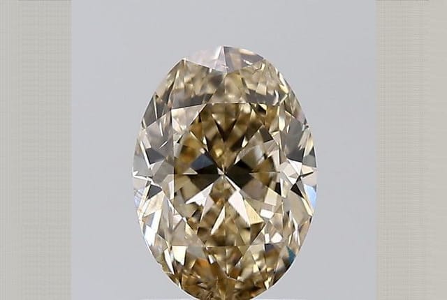 1.51 Carat Oval Yellow Diamond