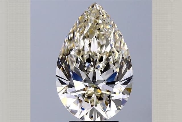 4.02 Carat Pear Diamond