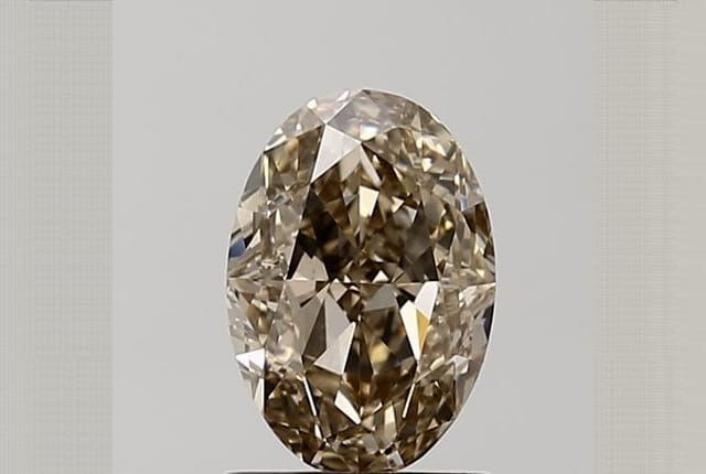 1.51 Carat Oval Yellow Diamond