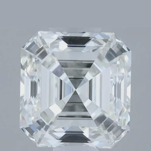 0.50 Carat Asscher Diamond