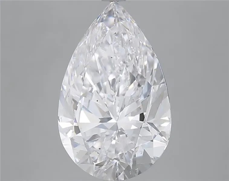 5.72 Carat Pear Diamond