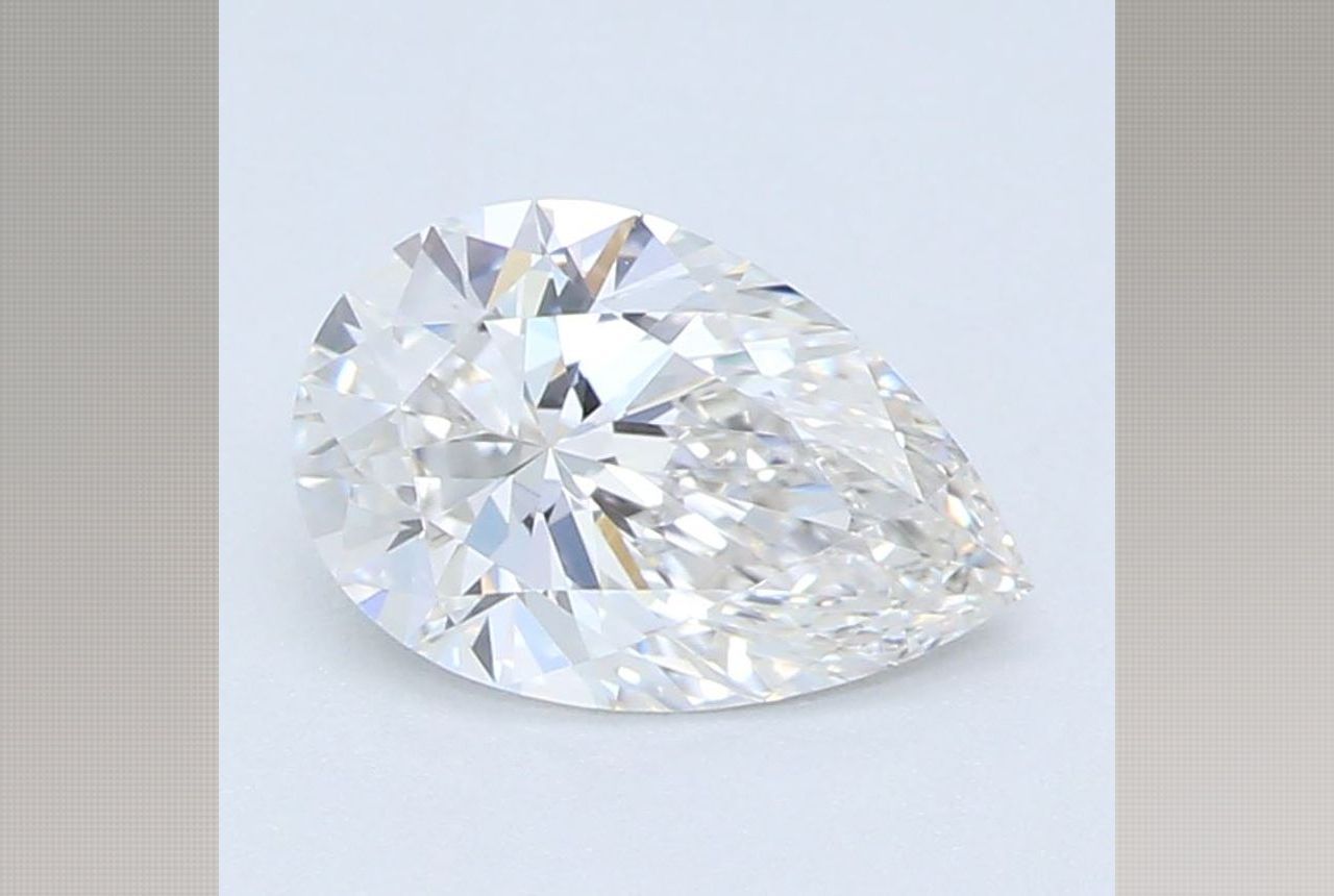 0.58 Carat Pear Lab Diamond